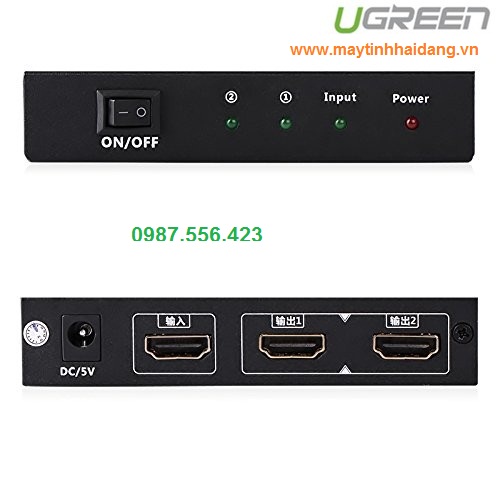 Bộ chia HDMI 2 Cổng Ugreen 40201