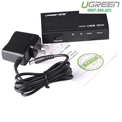 Bộ chia HDMI 2 Cổng Ugreen 40201