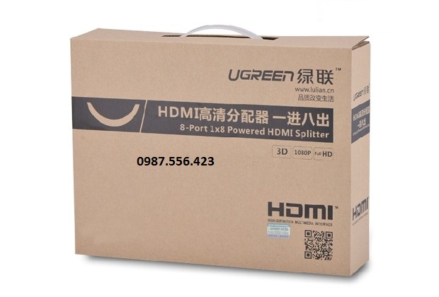 Bộ chia HDMI 8 Cổng hàng chính hãng Ugreen