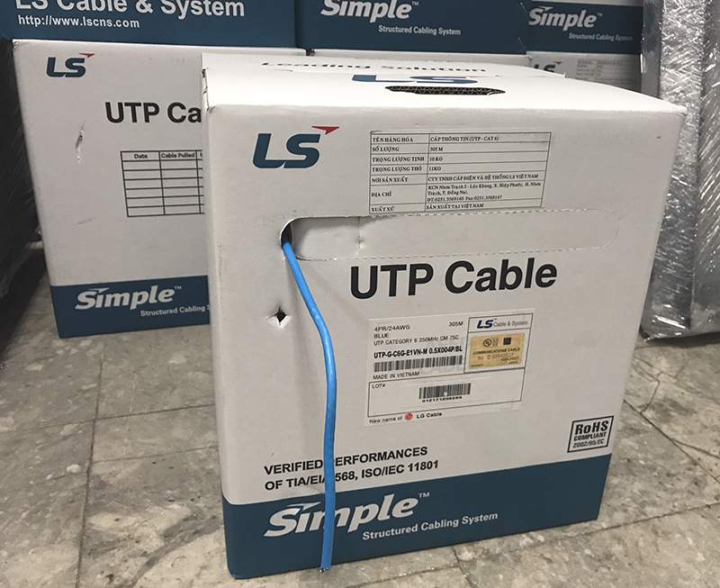 CÁP MẠNG CAT6 UTP LS VIỆT NAM