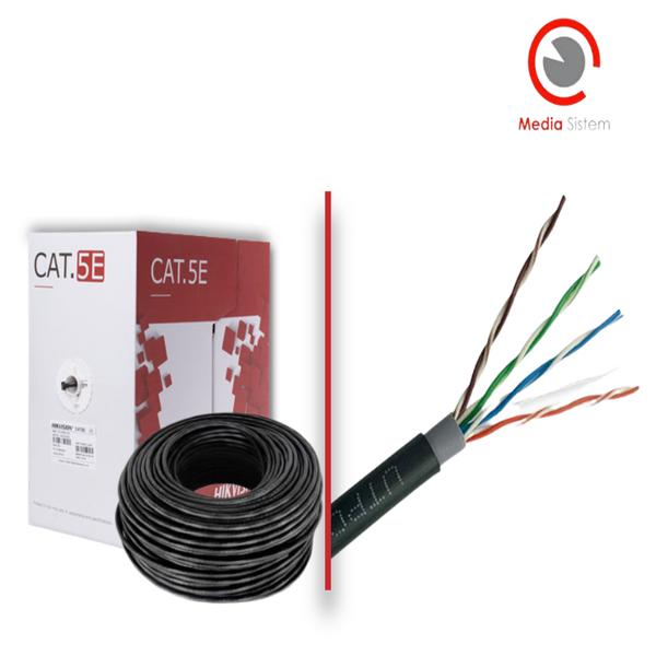 Cáp mạng CAT5E UTP Outdoor HIKVISION DS-1LN5EO-UU/E