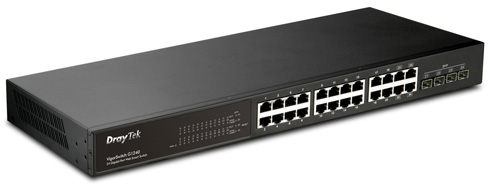 Cổng chia mạng Draytek vigorswitch G2260 Switch 26 cổng Layer 2 Managed Gigabit