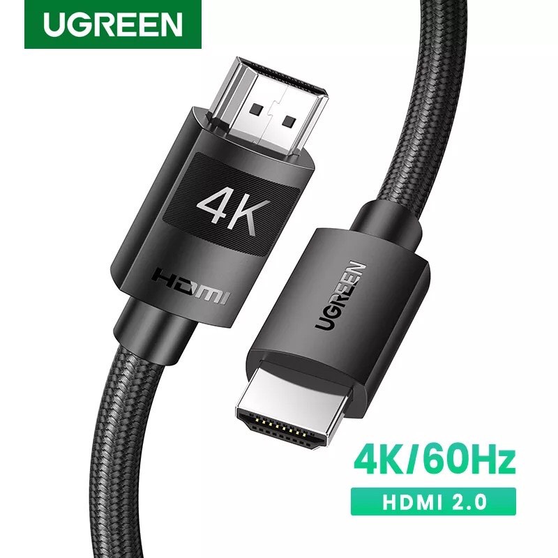 Cáp HDMI 2.0 dài 1M bọc nylon hỗ trợ độ phân giải 4K@60Hz Ugreen 30999 cao cấp