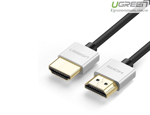 Cáp HDMI 2.0 siêu mỏng dài 1,5M hỗ trợ 4K, 3D Chính hãng Ugreen 30477