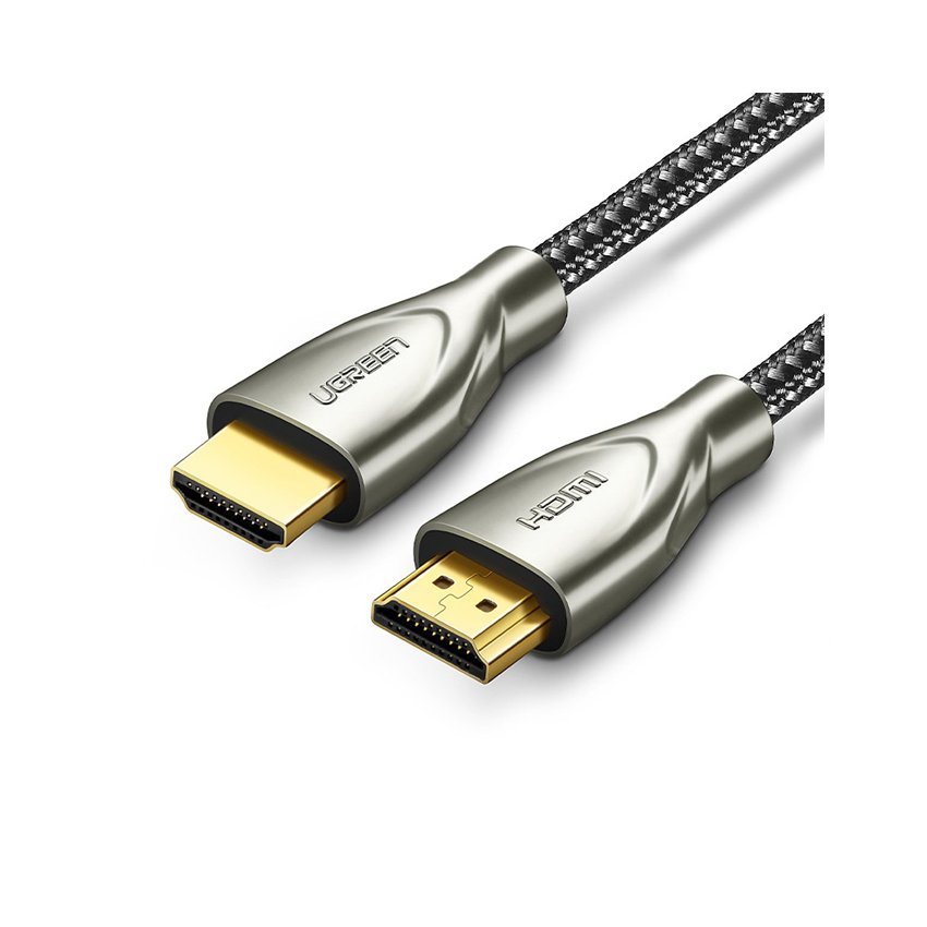 Cáp HDMI 2.0 Carbon 10m hỗ trợ 4K@60MHz Ugreen 50112 mạ vàng cao cấp