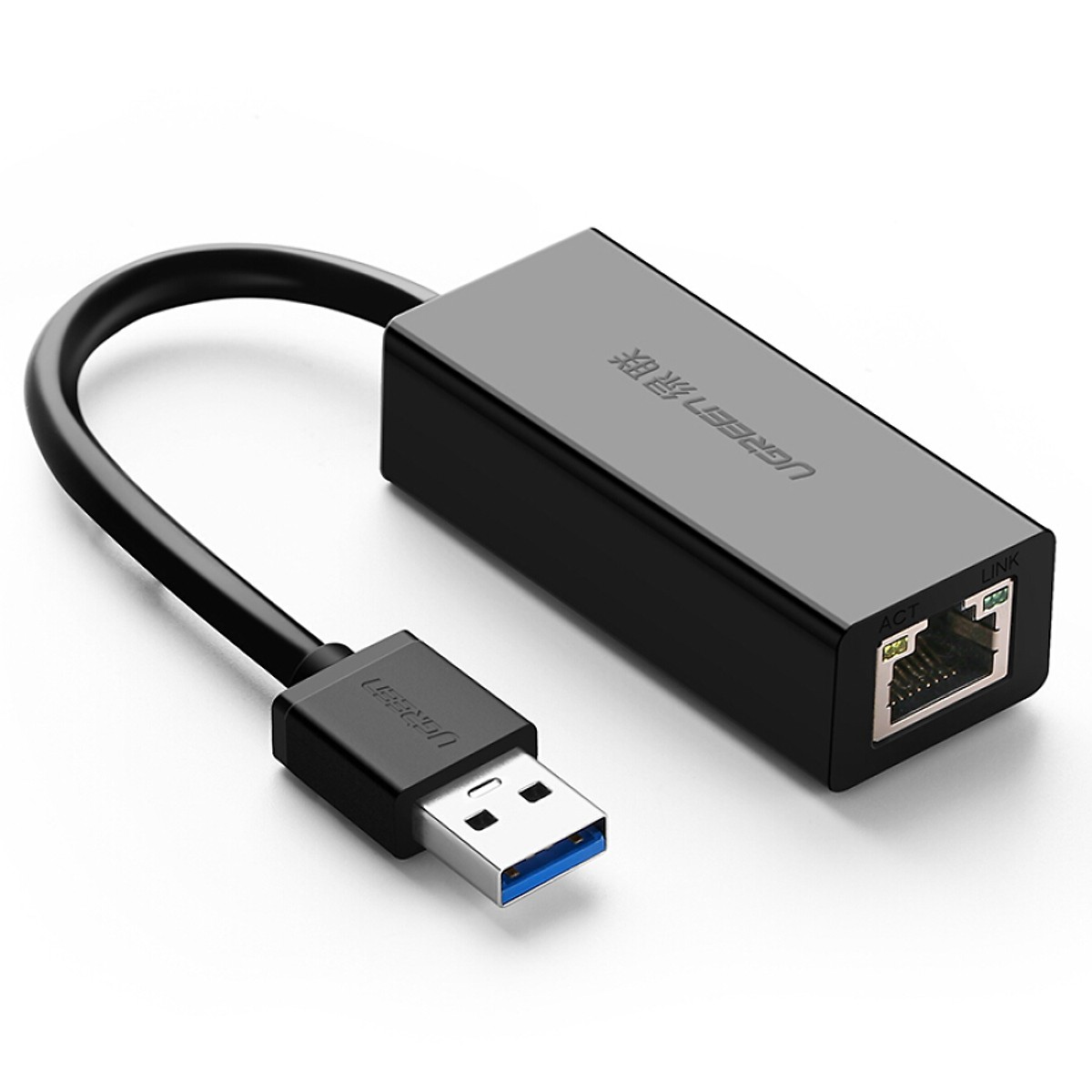 Cáp chuyển đổi từ USB 3.0 sang LAN Gigabit Ugreen 20256 chính hãng