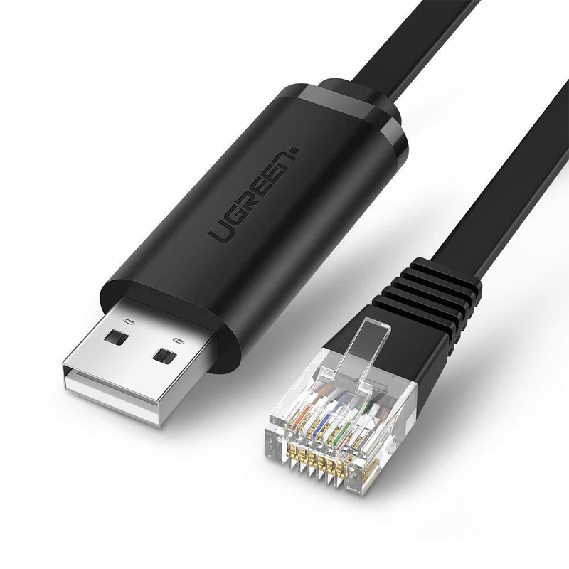 Cáp Lập Trình Console USB Type-C to RJ45 FTDI Ugreen 80186 dài 1.5m chính hãng cao cấp