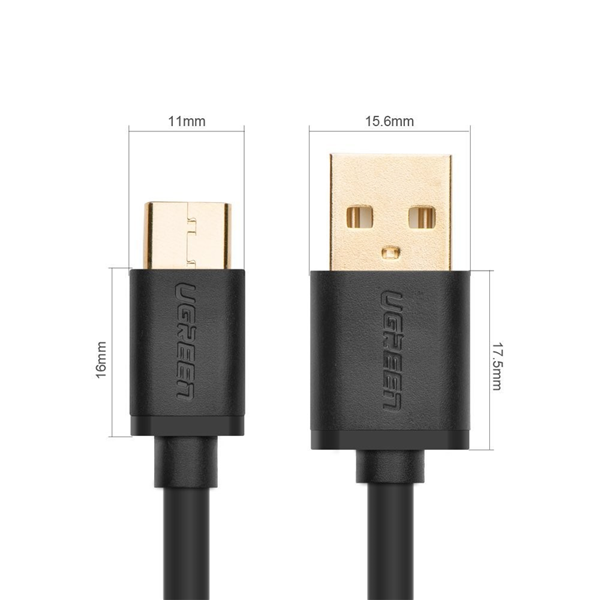 Cáp USB Type C to USB 2.0 dài 1,5m chính hãng Ugreen 30160 cao cấp