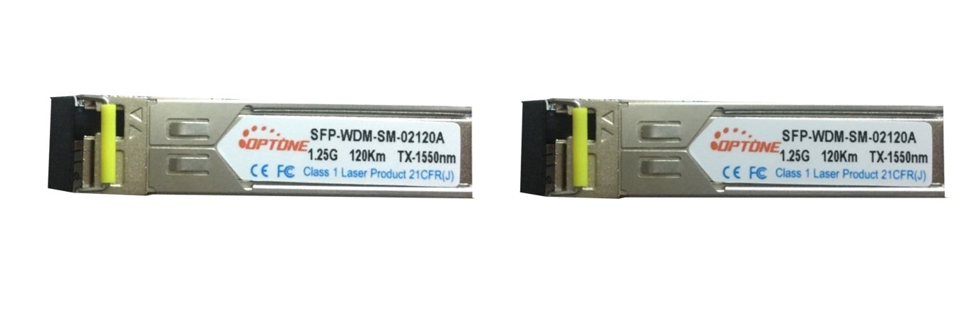 Modul quang 1 sợi Modul SFP-WDM-SM-01240AD/155M- 420km/Tx1550nm/Rx1310nm (LC)