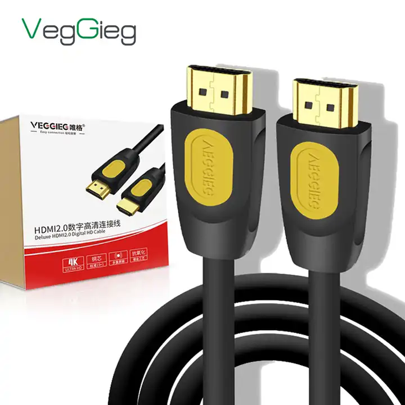 Dây cáp HDMI 2.0 4K 3M VEGGIEG V-H205 nhập khẩu chính hãng