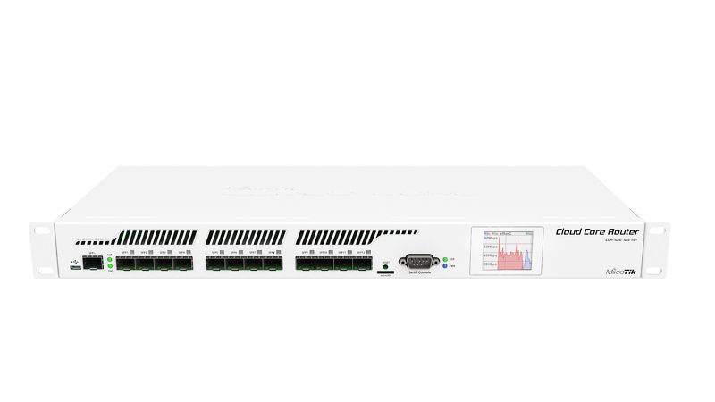 Thiết bị mạng Router Mikrotik CCR1016-12S-1S+ cân bằng tải chính hãng