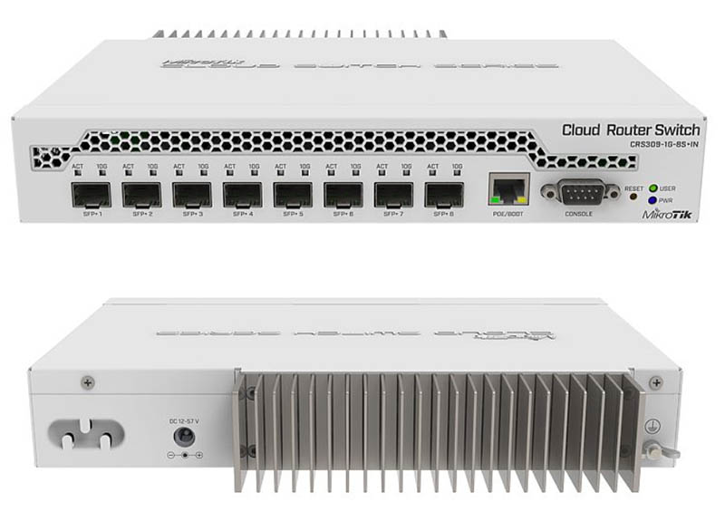 Switch chia mạng chính hãng thương hiệu Mikrotik CRS309-1G-8S+IN 8 cổng kết nói