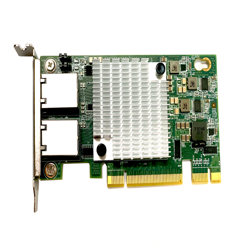 Card mạng Intel X540-T2 100M/1G/10G RJ45 Tương Thích Với PCI-E X8, X16 Slots