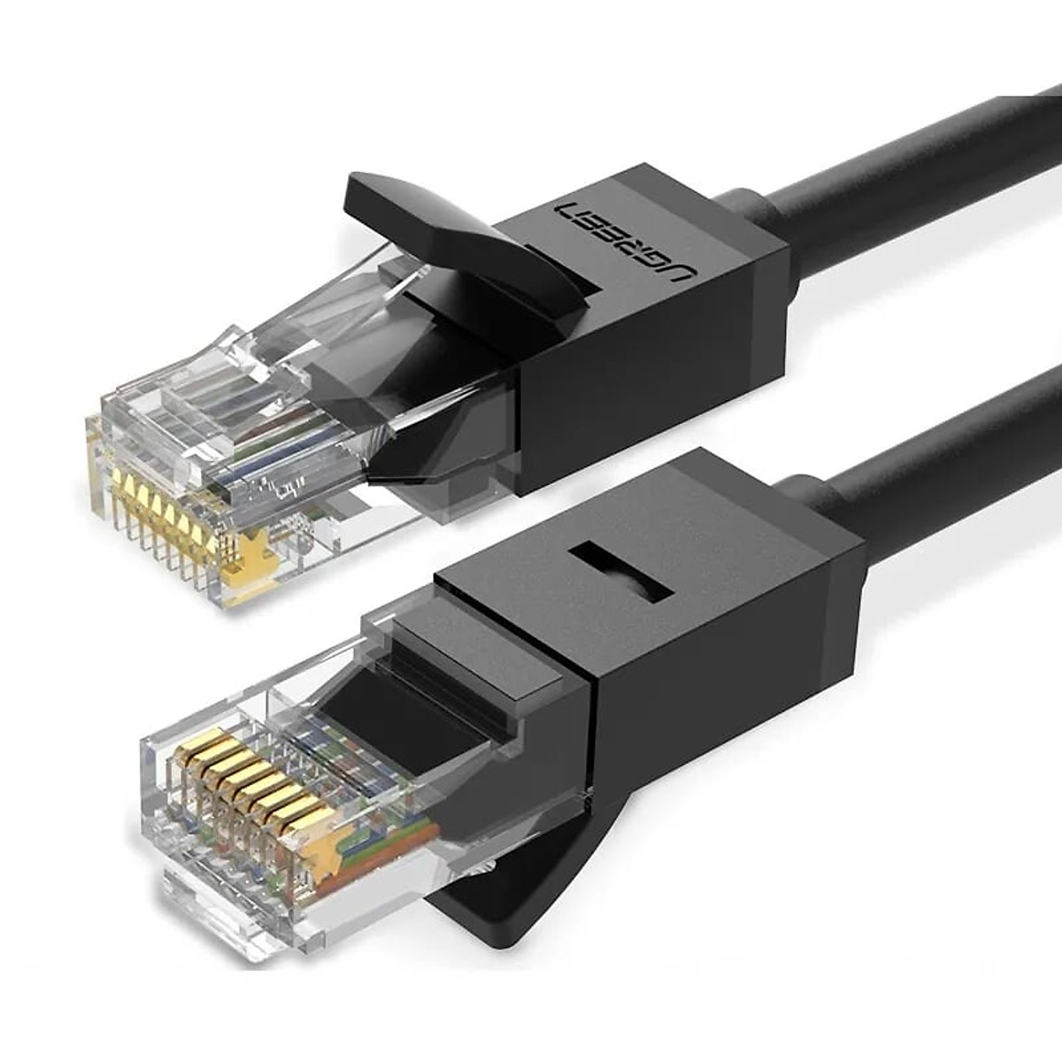 Dây mạng LAN Ethernet CAT6 1000Mbps UGREEN 20170 - màu Đen 50M bản dây tròn