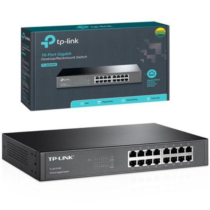 Switch TPLink SG-1016 16 port Gigabit  chuẩn Rack 19 inch
