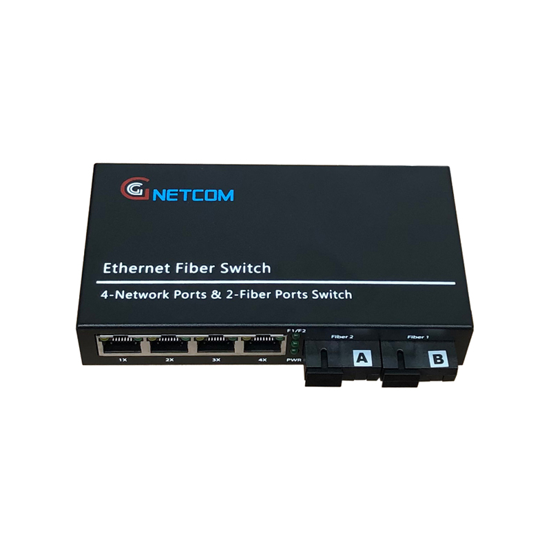 Switch Quang HO-LINK HL-2F4EP-1000 2 quang 4 Cổng POE 10/100/1000M