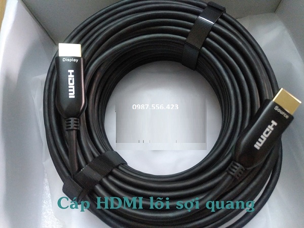 Cáp HDMI 2.0 dài 30m lõi quang chính hãng Novalink 32012