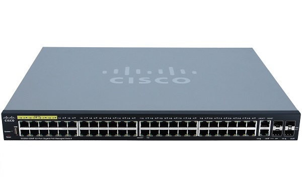 Switch Cisco SG350-52-K9-EU 52-port Gigabit Managed SFP Switch 48 SFP, 2 Gigabit