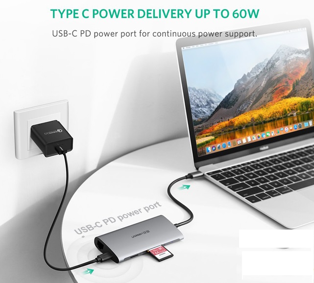 Cáp chuyển đa năng USB Type-C Chính hãng Ugreen 50538