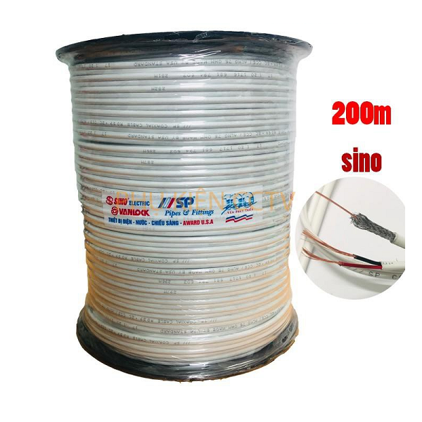 Cáp Đồng Trục Liền Nguồn Sino RG59+2C