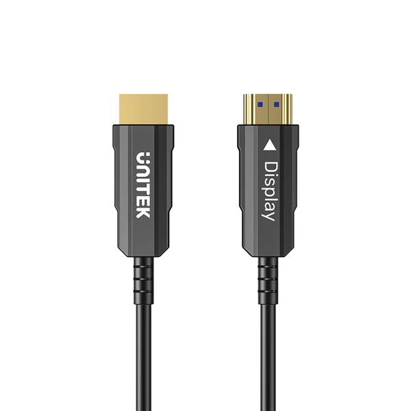 Cáp HDMI Quang Unitek C11072BK Dài 40 Mét - HDMI 2.0 AOC, 4K@60Hz, Không Nhiễu, Truyền Ổn Định