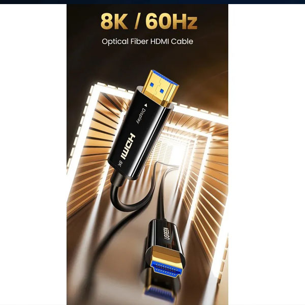 Cáp HDMI 2.1 Ugreen 50400 40m sợi quang 8K/60Hz, 4K/120Hz