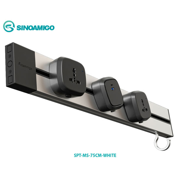 Thanh Panel Gắn Tường Sinoamigo SPT-MS-60 - Dài 75cm, Lắp Module Điện & Dữ Liệu, Văn Phòng Hiện Đại