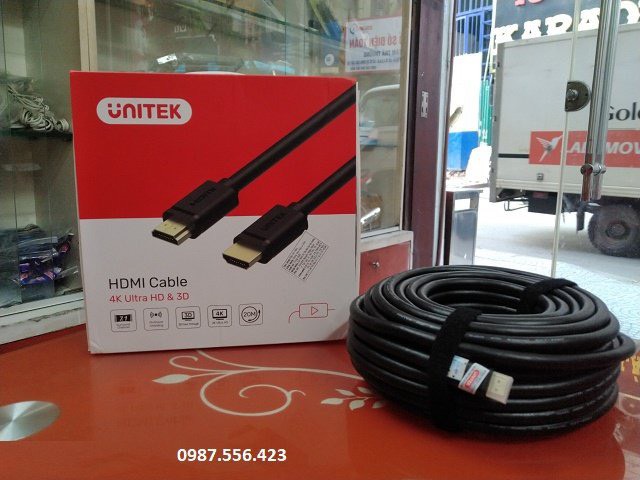 Dây,Cáp HDMI dài 15m Y-C143 Chính hãng Unitek