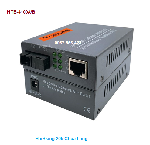 Thiết bị chuyển đổi quang điện 10/100/1000 Mbps NETLINK HTB-4100A