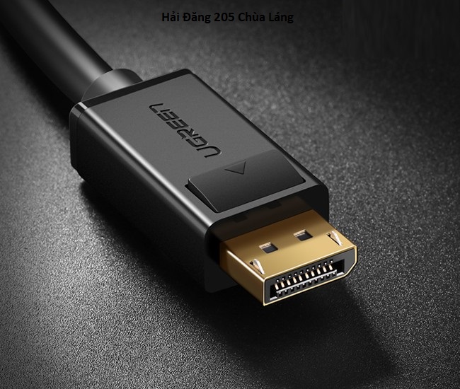 Cáp Displayport 2 đầu dương 1,5M hỗ trợ 4K 3D chính hãng Ugreen 10245