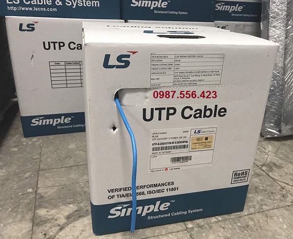 Cáp mạng Cat6 UTP LS Việt Nam