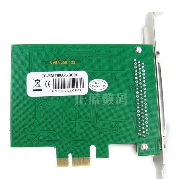 Card chuyển đổi khe PCI E sang 8 cổng Com RS232 SYBA