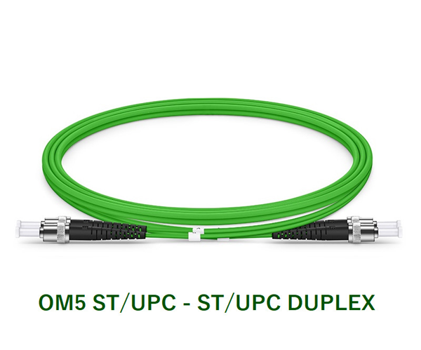 Dây nhảy quang Flyin OM5 15M Duplex ST/UPC-ST/UPC - Kết nối mạng tốc độ cao, bền bỉ, chính xác