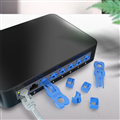 Bộ 24 Nắp Đậy Cổng Mạng ethernet rj45 Chống Bụi Bẩn Cho Máy Tính zoerax rj45 Kèm
