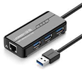 Bộ chia 3 cổng USB 3.0 tich hợp cổng Mạng Gigabit Ugreen 20265