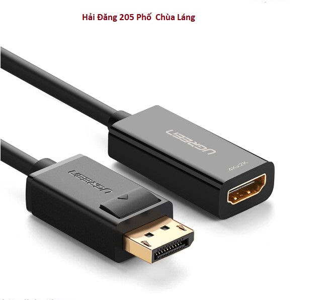 Cáp chuyển đổi Displayport sang HDMI âm chính hãng Ugreen 70694 giá rẻ nhất  Hà Nội