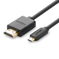 Cáp chuyển dổi Micro HDMI to HDMI Ugreen 30104 đầu nối mạ vàng