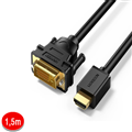 Cáp chuyển đổi tín hiệu HDMI to DVI dài 1,5m thương hiệu Ugreen HD106 11150 đầu 