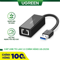 Cáp chuyển đổi từ USB 3.0 sang LAN Gigabit Ugreen 20256 chính hãng