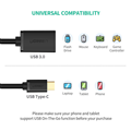 Cáp chuyển đổi USB type-C to Micro USB 3.0 dài 1m chính hãng Ugreen 20103 cao cấ