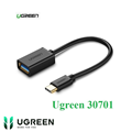 Cáp chuyển đổi USB type-C to Micro USB 3.0 dài 1m chính hãng Ugreen 20103 cao cấ