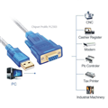 Cáp chuyển USB sang COM (RS232 DB9 Female) DTECH DT-5002B(GT)