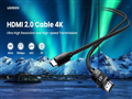 Cáp HDMI 1.4 Ugreen 40104 10M 4K bọc nylon cao cấp