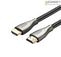 Cáp HDMI 2.0 Carbon 10m hỗ trợ 4K@60MHz Ugreen 50112 mạ vàng cao cấp