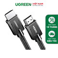 Cáp HDMI 2.0 dài 1,5m hỗ trợ hỗ trợ độ phân giải 4K@60Hz Ugreen 60439 cao cấp