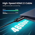 Cáp HDMI 2.1 Ugreen 50400 40m sợi quang 8K/60Hz, 4K/120Hz