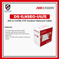 Cáp mạng CAT5E UTP Outdoor HIKVISION DS-1LN5EO-UU/E