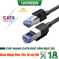 Cáp mạng CAT8  Ugreen 10982 cao cấp đúc sẵn dài 3M tốc độ 40Gbps 2000Mhz 26AWG U