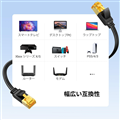 Cáp mạng Ugreen 25217 Cat7 dẹt 20M U/FTP 10Gbps 600Mhz