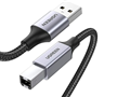 Cáp máy in Ugreen 80802 USB A to B 1.5m dây dù bền bỉ